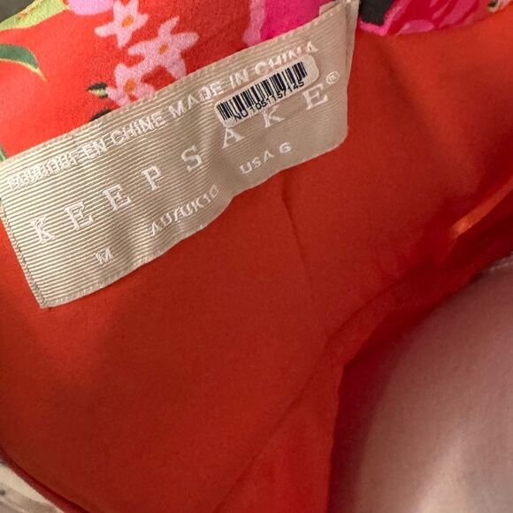 Keepsake The Label Tiered Maxi Dress in orange pink 6 - Picture 6 of 7